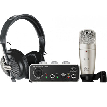 Sistema Behringer Grabacion U-phoria Studio Con Um-2